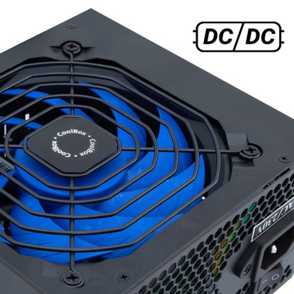CoolBox COO-FAPW3-550 alimentatore per computer 550 W Nero
