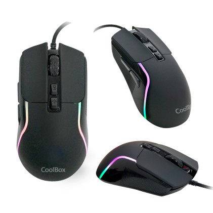 CoolBox COO-KTRAA-15PT tastiera Mouse incluso Gaming USB Portoghese Nero