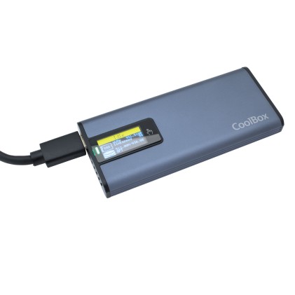 CoolBox COO-MCM-M2F contenitore di unità di archiviazione Box esterno SSD Grigio M.2