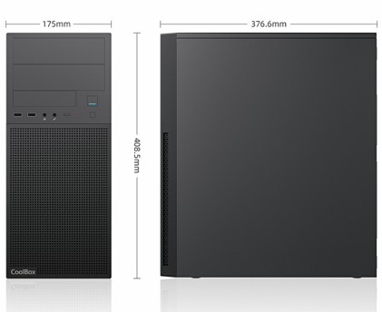 CoolBox COO-PCA780-1 computer case Midi Tower Nero 500 W