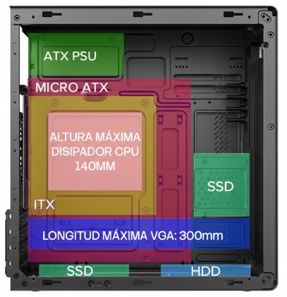 CoolBox COO-PCM640C-0 computer case
