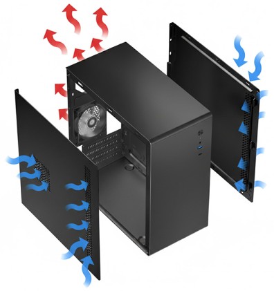 CoolBox COO-PCM640C-0 computer case