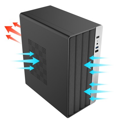 CoolBox COO-PCM870-1 computer case Midi Tower Nero 500 W