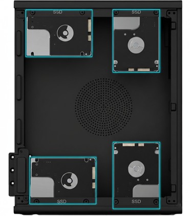 CoolBox COO-PCT100-0 computer case Basso profilo (Slimline - stilizzato) Nero