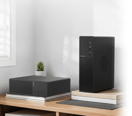 CoolBox COO-PCT100-0 computer case Basso profilo (Slimline - stilizzato) Nero