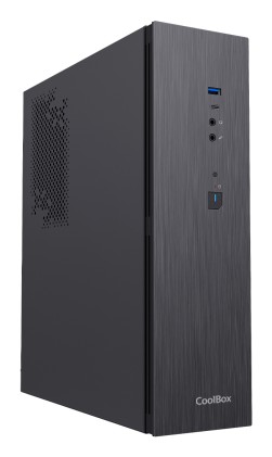 CoolBox PC micro ATX T370 Slim Basso profilo (Slimline - stilizzato) Nero 500 W