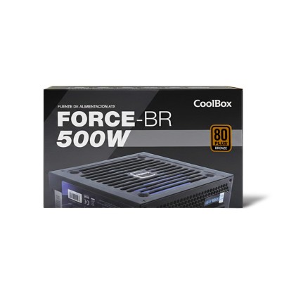 CoolBox Force BR-500 alimentatore per computer 500 W 20+4 pin ATX ATX Nero