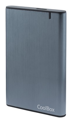 CoolBox SlimChase A-2550 Box esterno HDD/SSD Grigio 2.5"