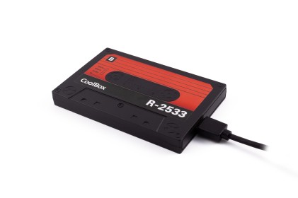 CoolBox SlimChase R-2533 Box esterno HDD/SSD Nero, Rosso 2.5"