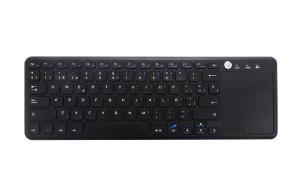 CoolBox CoolTouch tastiera Universale RF Wireless QWERTY Spagnolo Nero