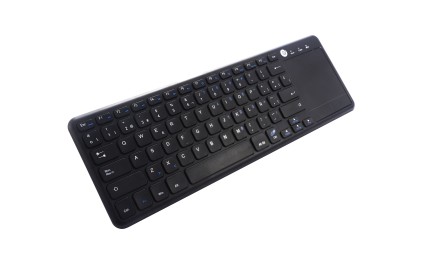 CoolBox CoolTouch tastiera Universale RF Wireless QWERTY Spagnolo Nero