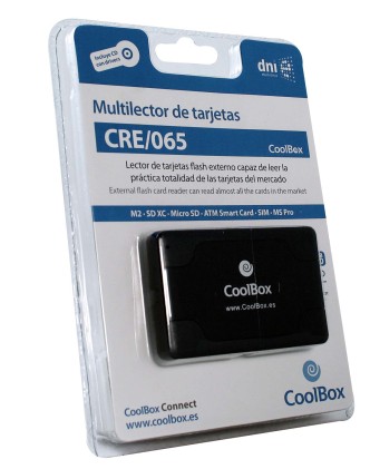 CoolBox CRE-065 lettore di schede USB 2.0 Nero