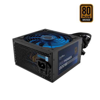 Deep Gaming DeepPower BR-800 alimentatore per computer 800 W 20+4 pin ATX ATX Nero