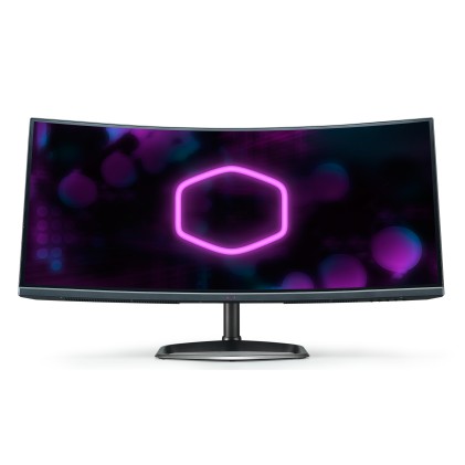 Cooler Master Monitor 34 Led Va Uwqhd 21:9 1Ms 400 Cdm 144Hz, Hdr 400, Hdr10, Reg Altezza, Dp/Hdmi,