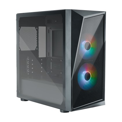 Cooler Master Case Micro Atx Mid Tower Cmp 320 Argb Tempered Glass Desktop Argb
