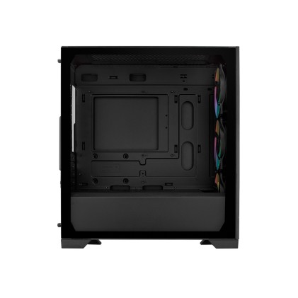 Case Minitower No Psu Elite 301 Bk Usb A+C 3,5/2,5 Rgb Glass Matx Mitx