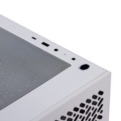 Cooler Master Case Mb Atx/Micro Atx/Mini Itx, 3 Ventole Argb, Supporto Rad 280Mm, Usb-C, Bianco