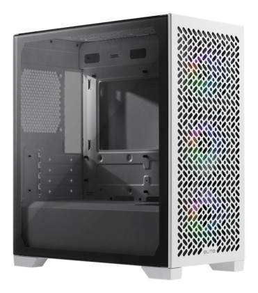 Cooler Master Case Mb Atx/Micro Atx/Mini Itx, 3 Ventole Argb, Supporto Rad 280Mm, Usb-C, Bianco