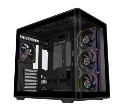 Cooler Master Elite 600 Tower Nero, Trasparente