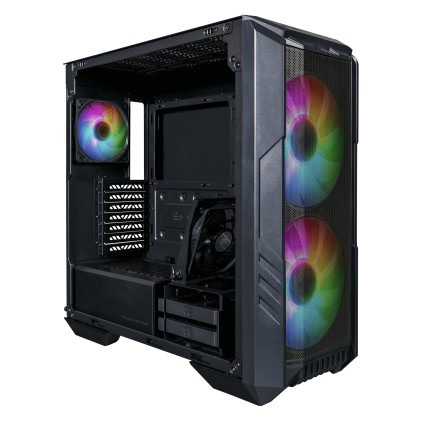 Cooler Master Case Haf500 Mid-Tower E-Atx Argb Side Panel, Black