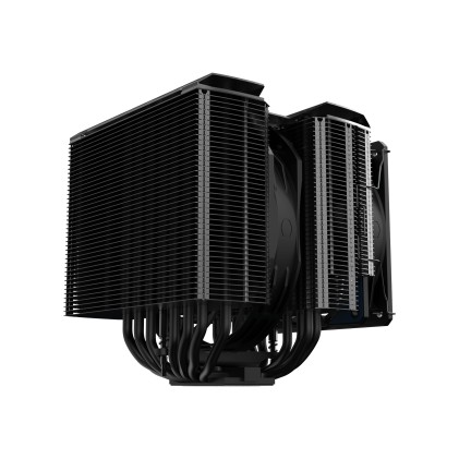 Cooler Master MA824 Disipador CPU - 8 Tubos -  Multisocket Universal - Doble Ventilador - Color Negro
