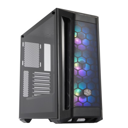 Cooler Master Case Masterbox Mb511 Mid-Tower Atx, 7 Slot Espansione, 2Xusb 3.2, 3X120Mm Argb Fan Front, 1X120Mm Fan Rear, Argb