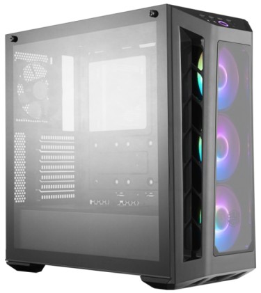 Cooler Master Case Masterbox Mb530P Rgb Mid Tower Atx, 2Xusb3.0, 2Xusb2.0, Pulsante Controllo Argb, Audio Io,2X3.5Hdd, 4X2.5Ssd, 3X120Mm Front Fan, No Psu