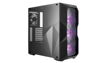 Cooler Master Case Masterbox Td500 Mid Tower Atx, Usb3X2, Audio Io, 2X 3.5/4X 2.5""Bay, 3X 120Mm Rgb Fr.Fans+1X 120Mm Black R.Fan
