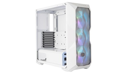 Cooler Master Case Td500 Mesh White Argb Mid Tower, Side Panel, Microatx-Mini Itx, 2Xusb 3.2, 2Xusb 2.0, 1X3.5Mm Audio Jack, 1X3.5Mm Mic Jack, 1Xargb Controller, 1Xargb 2-To-3 Splitter, 3X120Mm Argb Fan Front, Bianco