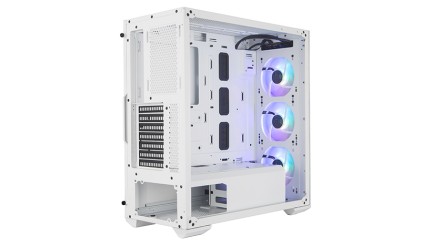 Cooler Master Case Td500 Mesh White Argb Mid Tower, Side Panel, Microatx-Mini Itx, 2Xusb 3.2, 2Xusb 2.0, 1X3.5Mm Audio Jack, 1X3.5Mm Mic Jack, 1Xargb Controller, 1Xargb 2-To-3 Splitter, 3X120Mm Argb Fan Front, Bianco
