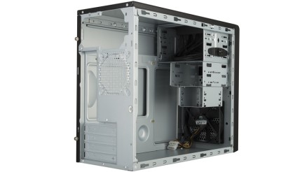 Cooler Master Case Masterbox E300L Silver Mini Tower Microatx-Mini Itx, Usb3X2, Audio Io, 1X 5,25&#34;, 2X Hdd 3.5&#34;, 3X 2,5&#34; Ssd, 120Mm Front Fan