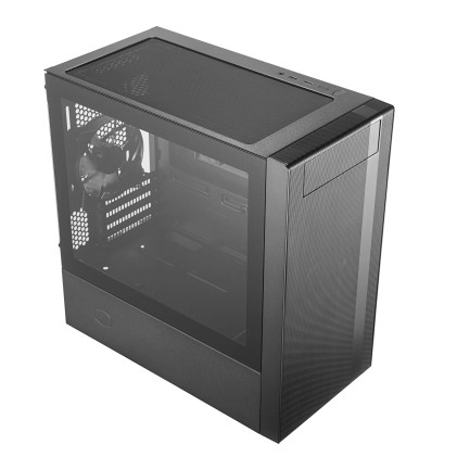 Case Mini-Tower No Psu Masterbox Nr400 2Usb3 Odd Black Window