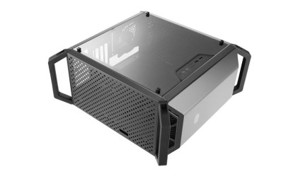 Case Mid-Tower No Psu Masterbox Q300P 2Usb3 Black Window Plastic