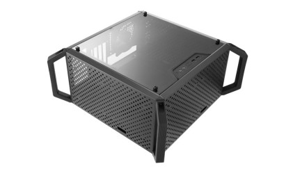 Case Mid-Tower No Psu Masterbox Q300P 2Usb3 Black Window Plastic