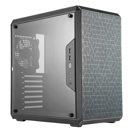 Case Mid-Tower No Psu Masterbox Q500L 2Usb3 Black Window Panel