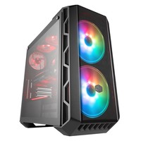 COOLER MASTER PC case MasterCase H500 midi tower side window ARGB fan
