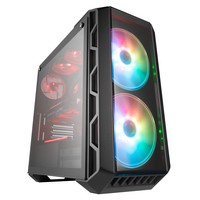 COOLER MASTER PC case MasterCase H500 midi tower side window ARGB fan