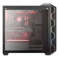 COOLER MASTER PC case MasterCase H500 midi tower side window ARGB fan
