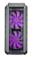 Cooler Master Mastercase H500P Rgb Mid Tower, Atx, Tempered Glass Side Panel, Front 2X200 Rgb Fan, Rear 1X140 Fan, 2Xusb3.0, 2Xusb2.0, Gun Metal Black