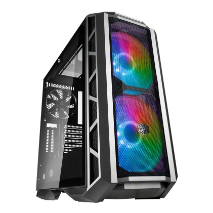 Cooler Master Case H500P Mesh Argb Mid Tower, Side Panel, Microatx-Mini Itx, 2Xusb 3.2, 2Xusb 2.0, 1X3.5Mm Audio Jack, 1X3.5Mm Mic Jack, 1Xargb Controller, 1Xargb 2-To-3 Splitter, 2X200Mm Argb Fan Front, 1X140Mm Argb Fan Rear, Nero
