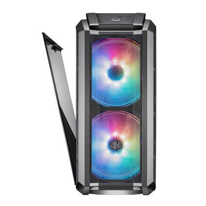 Cooler Master Case H500P Mesh Argb Mid Tower, Side Panel, Microatx-Mini Itx, 2Xusb 3.2, 2Xusb 2.0, 1X3.5Mm Audio Jack, 1X3.5Mm Mic Jack, 1Xargb Controller, 1Xargb 2-To-3 Splitter, 2X200Mm Argb Fan Front, 1X140Mm Argb Fan Rear, Nero