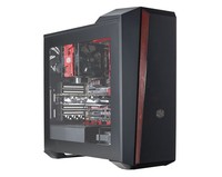 Cooler Master Masterbox 5T, Usb3X2, Audio Inout, Fan Speed Control H/L, 2X Combo 3.5/2.5, 1Xssd, 120Mm Front Fan+120Mm Rear Fan, Atx No Psu
