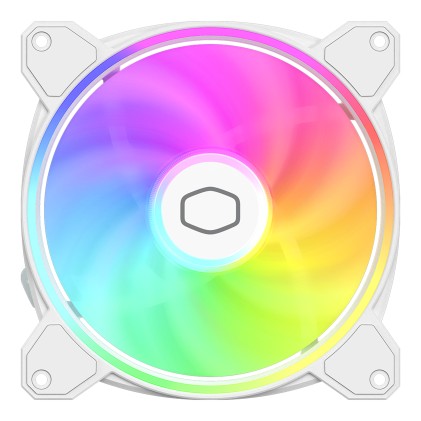 Cooler Master MasterFan MF140 HALO&sup2; White Edition Case per computer Ventilatore 14 cm Bianco