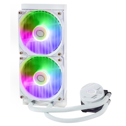 Cooler Master Dissipatore A Liquido Masterliquid 240L Core White 240Mm Rad, Spectrum V3 120 Argb, Ar