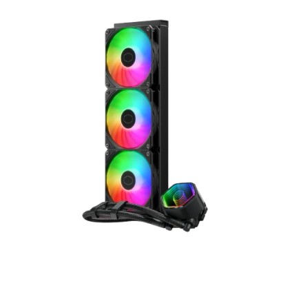 Cooler Master Dissipatore A Liquido Masterliquid 360 Core Ii Skt Universale 3X120Mm Argb Fans Nero