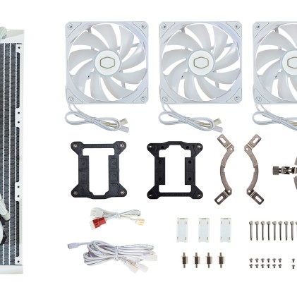 Cooler Master MasterLiquid 360L Core ARGB White Processore Kit di raffreddamento a liquido 12 cm Bianco