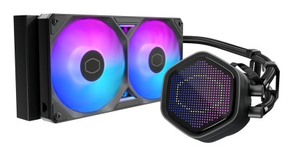 Cooler Master MasterLiquid Atmos II 240 Pixel LED Black Processore Kit di raffreddamento a liquido 12 cm Nero 1 pz