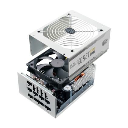 Cooler Master MWE Gold 1250 - V2 ATX 3.0 White Version alimentatore per computer 1250 W 24-pin ATX Bianco