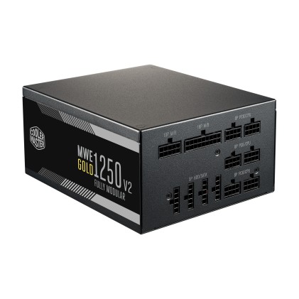 Cooler Master MWE Gold 1250 - V2 Full Modular alimentatore per computer 1250 W 24-pin ATX ATX Nero