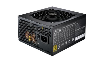 Cooler Master MWE Gold 650 alimentatore per computer 650 W 20+4 pin ATX ATX Nero